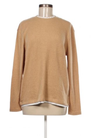 Дамска блуза Zara, Размер M, Цвят Бежов, Цена 5,67 лв.