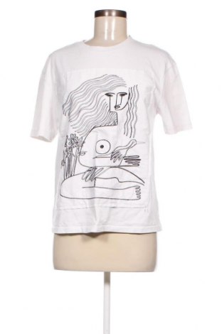 Дамска блуза Zara, Размер S, Цвят Бял, Цена 12,00 лв.