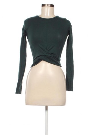 Дамска блуза Zara Trafaluc, Размер S, Цвят Зелен, Цена 13,77 лв.