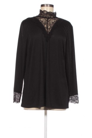 Γυναικεία μπλούζα Zizzi, Μέγεθος M, Χρώμα Μαύρο, Τιμή 9,65 €