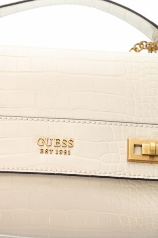 Γυναικεία τσάντα Guess, Χρώμα Εκρού, Τιμή 136,60 €