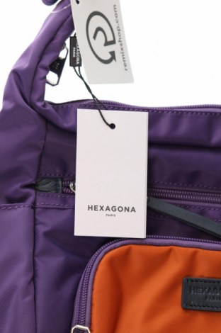 Дамска чанта Hexagona, Цвят Лилав, Цена 40,05 лв.