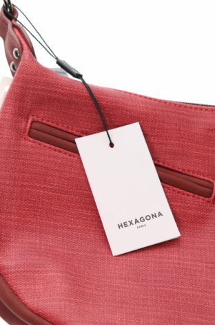 Дамска чанта Hexagona, Цвят Червен, Цена 68,53 лв.
