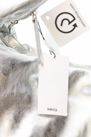 Geantă de femei Mango, Culoare Argintiu, Preț 384,87 Lei