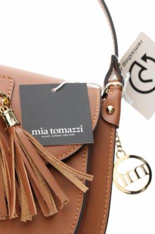 Γυναικεία τσάντα Mia Tomazzi, Χρώμα Καφέ, Τιμή 136,40 €