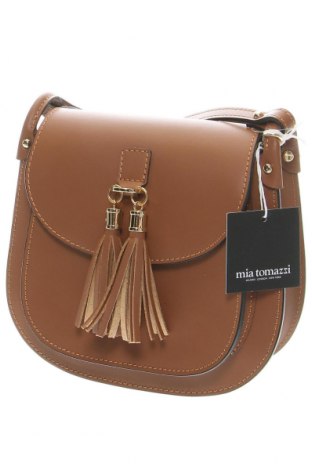 Дамска чанта Mia Tomazzi, Цвят Кафяв, Цена 264,60 лв.