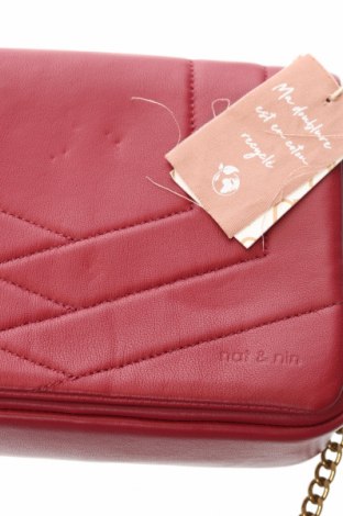 Дамска чанта Nat & Nin, Цвят Червен, Цена 330,65 лв.