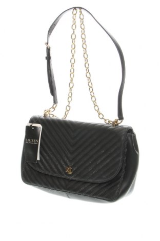 Дамска чанта Ralph Lauren, Цвят Черен, Цена 556,70 лв.