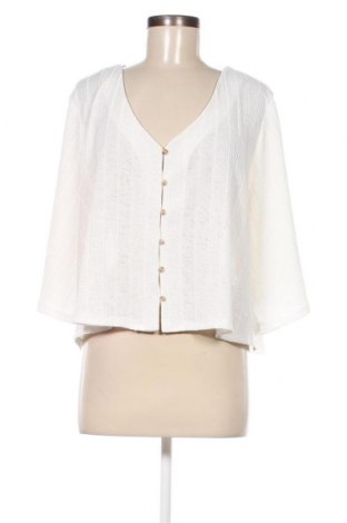 Γυναικεία ζακέτα H&M, Μέγεθος XL, Χρώμα Λευκό, Τιμή 17,94 €