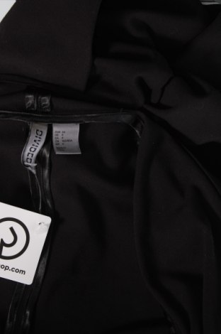 Дамска жилетка H&M Divided, Размер XS, Цвят Черен, Цена 13,92 лв.