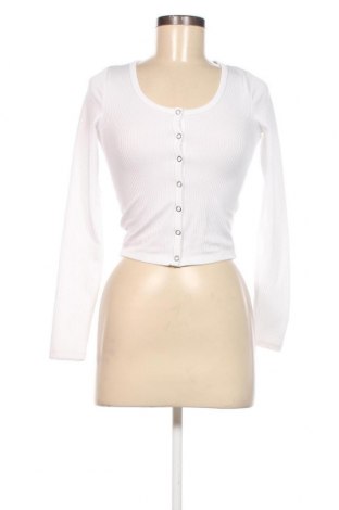 Damen Strickjacke Hollister, Größe XS, Farbe Weiß, Preis 9,59 €