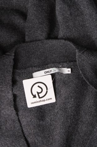 Damen Strickjacke ONLY, Größe XS, Farbe Grau, Preis 8,95 €
