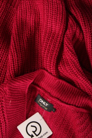 Damen Strickjacke ONLY, Größe L, Farbe Rot, Preis 13,74 €
