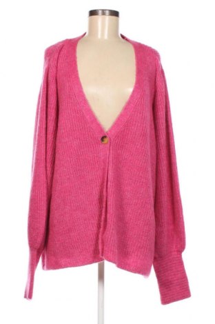 Damen Strickjacke ONLY Carmakoma, Größe XL, Farbe Rosa, Preis 14,38 €