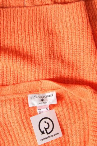 Γυναικεία ζακέτα Rick Cardona, Μέγεθος L, Χρώμα Πορτοκαλί, Τιμή 10,14 €