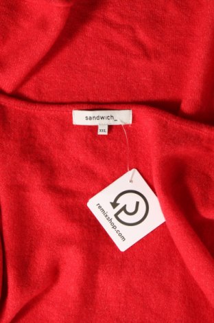 Damen Strickjacke Sandwich_, Größe XXL, Farbe Rot, Preis € 43,14