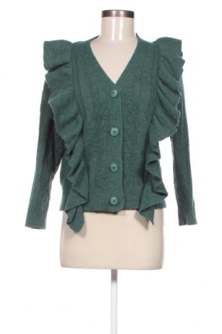 Damen Strickjacke Vintage Dressing, Größe XS, Farbe Grün, Preis 4,24 €