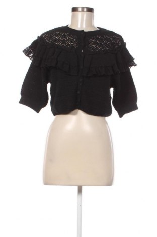 Γυναικεία ζακέτα Zara, Μέγεθος S, Χρώμα Μαύρο, Τιμή 6,58 €