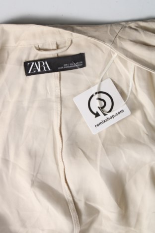 Дамска жилетка Zara, Размер L, Цвят Екрю, Цена 11,61 лв.