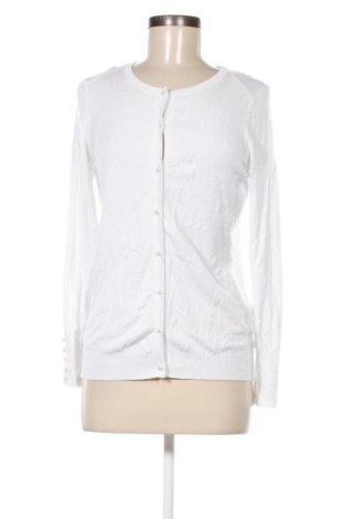 Дамска жилетка Zara Knitwear, Размер L, Цвят Бял, Цена 10,80 лв.