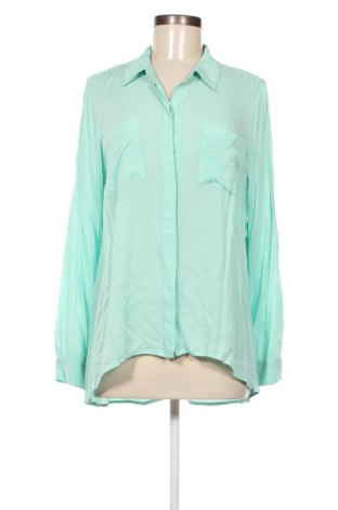 Γυναικείο πουκάμισο A.N.A., Μέγεθος L, Χρώμα Μπλέ, Τιμή 7,70 €