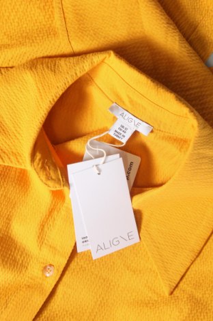 Дамска риза Aligne, Размер M, Цвят Жълт, Цена 43,20 лв.