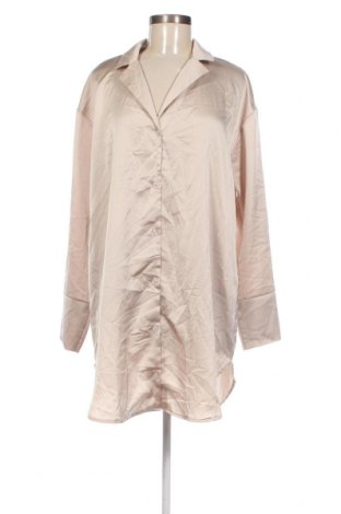 Γυναικείο πουκάμισο Boohoo, Μέγεθος L, Χρώμα  Μπέζ, Τιμή 10,31 €