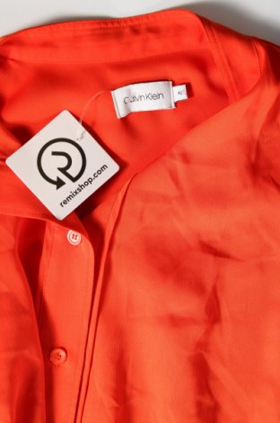 Γυναικείο πουκάμισο Calvin Klein, Μέγεθος L, Χρώμα Πορτοκαλί, Τιμή 35,86 €