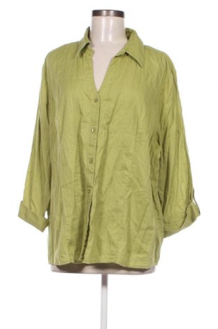 Γυναικείο πουκάμισο Cj Banks, Μέγεθος XXL, Χρώμα Πράσινο, Τιμή 7,67 €