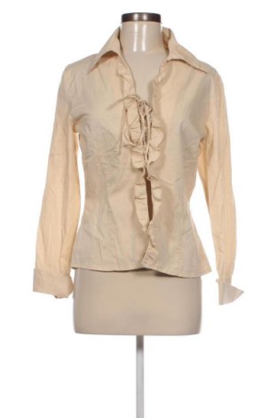 Γυναικείο πουκάμισο Comma,, Μέγεθος M, Χρώμα  Μπέζ, Τιμή 13,99 €