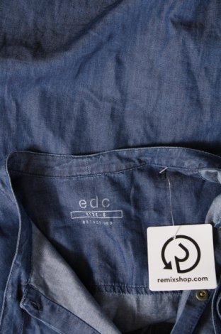 Дамска риза Edc By Esprit, Размер S, Цвят Син, Цена 6,80 лв.