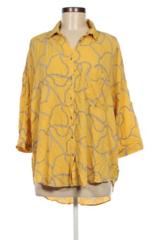 Γυναικείο πουκάμισο F&F, Μέγεθος XL, Χρώμα Κίτρινο, Τιμή 7,02 €