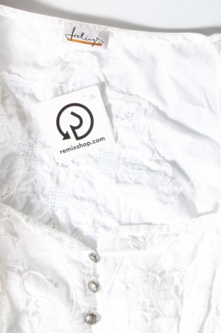 Γυναικείο πουκάμισο Feeling, Μέγεθος M, Χρώμα Λευκό, Τιμή 6,72 €