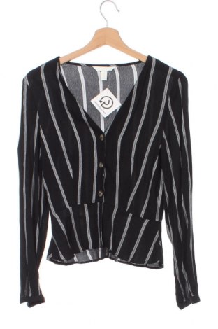 Γυναικείο πουκάμισο H&M, Μέγεθος XS, Χρώμα Μαύρο, Τιμή 6,14 €