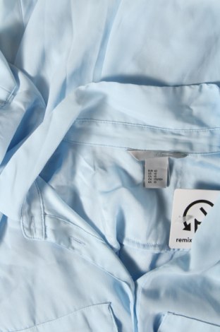 Дамска риза H&M, Размер M, Цвят Син, Цена 25,09 лв.