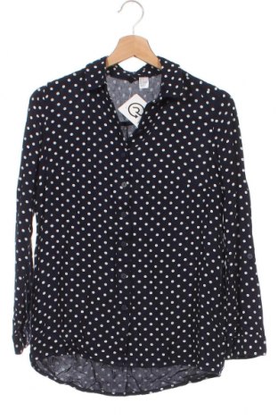 Γυναικείο πουκάμισο H&M Divided, Μέγεθος XS, Χρώμα Μπλέ, Τιμή 6,63 €