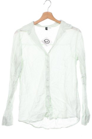 Γυναικείο πουκάμισο H&M Divided, Μέγεθος XS, Χρώμα Πράσινο, Τιμή 15,82 €