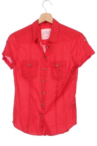 Damenbluse H&M L.O.G.G., Größe XS, Farbe Rot, Preis € 3,99