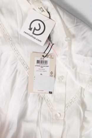 Γυναικείο πουκάμισο Jdy, Μέγεθος XL, Χρώμα Λευκό, Τιμή 7,22 €