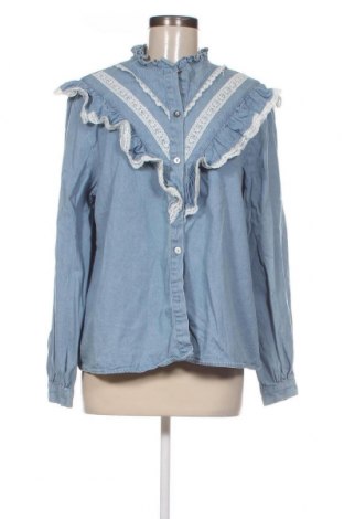 Γυναικείο πουκάμισο Jean Louis Francois, Μέγεθος M, Χρώμα Μπλέ, Τιμή 6,91 €
