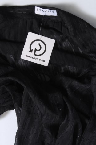 Γυναικείο πουκάμισο Loavies, Μέγεθος XS, Χρώμα Μαύρο, Τιμή 4,21 €