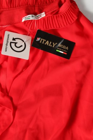 Damenbluse Made In Italy, Größe M, Farbe Rot, Preis € 13,49