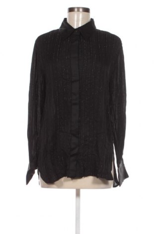 Γυναικείο πουκάμισο Mango, Μέγεθος L, Χρώμα Μαύρο, Τιμή 10,55 €