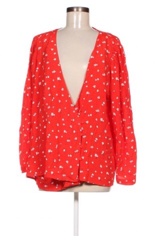 Γυναικείο πουκάμισο Mango, Μέγεθος XXL, Χρώμα Κόκκινο, Τιμή 23,36 €