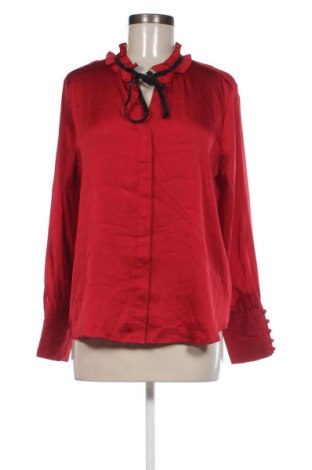 Γυναικείο πουκάμισο Marks & Spencer, Μέγεθος M, Χρώμα Κόκκινο, Τιμή 3,34 €