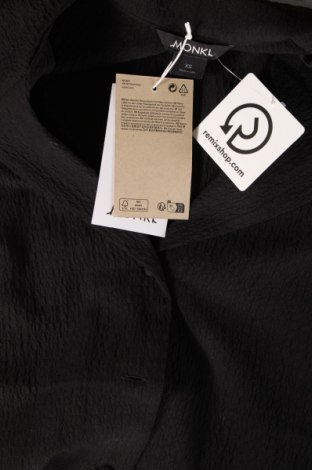 Дамска риза Monki, Размер XS, Цвят Черен, Цена 11,20 лв.
