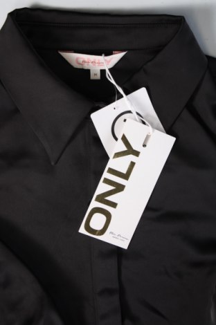 Γυναικείο πουκάμισο ONLY, Μέγεθος M, Χρώμα Μαύρο, Τιμή 4,74 €