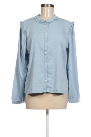 Γυναικείο πουκάμισο ONLY, Μέγεθος L, Χρώμα Μπλέ, Τιμή 14,23 €
