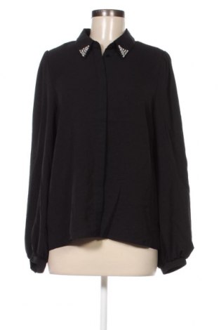 Γυναικείο πουκάμισο ONLY, Μέγεθος L, Χρώμα Μαύρο, Τιμή 9,48 €