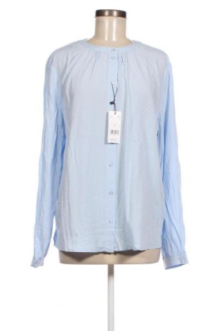 Γυναικείο πουκάμισο Oui, Μέγεθος L, Χρώμα Μπλέ, Τιμή 27,84 €